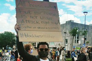 Black Lives Matterdemonstratie Tilburg
